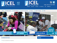 Tablet Screenshot of icel.cl