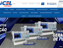 Tablet Screenshot of icel.com.br